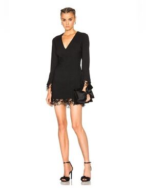 A.L.C. Jamie Dress with Lace Trim